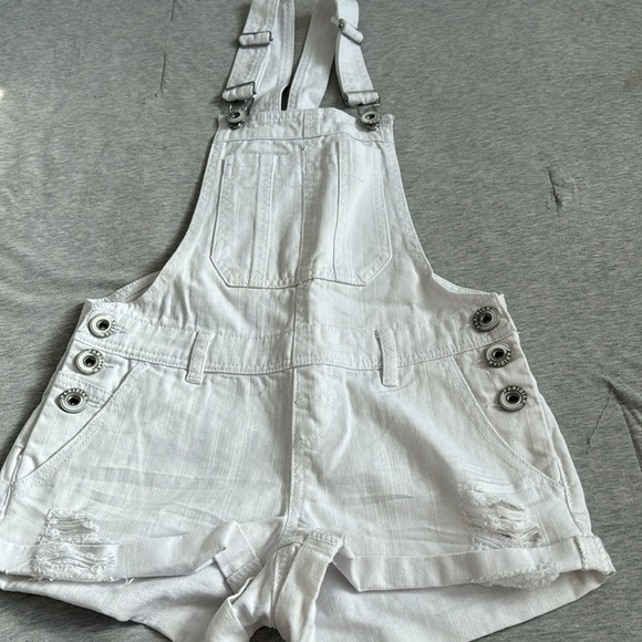 Parisian Collection Luxury Line Dungaree Short Overalls - Picture 2 of 6